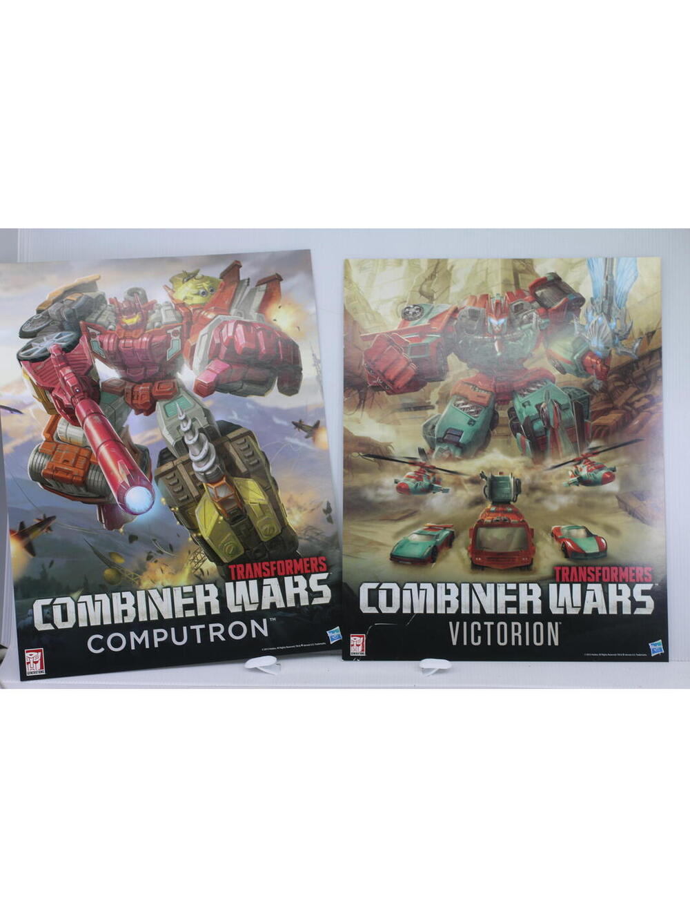 Transformers Combiner Wars Computron and Victorion Figures Posters Only